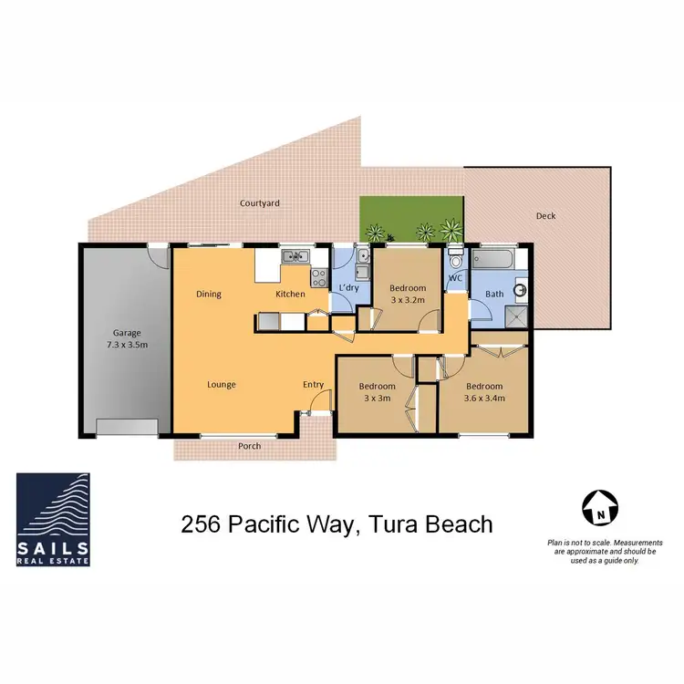 Floorplan of Homely house listing, 256 Pacific Way, Tura Beach NSW 2548
