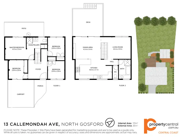 Floorplan of Homely house listing, 13 Callemondah Avenue, North Gosford NSW 2250