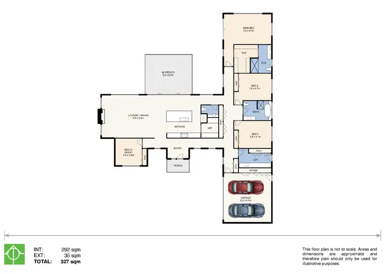 Floorplan of Homely rural property listing, 21 Pindari Road, Mudgee NSW 2850