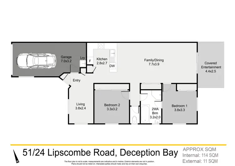 Floorplan of Homely unit listing, 51/24-26 Lipscombe Road, Deception Bay QLD 4508