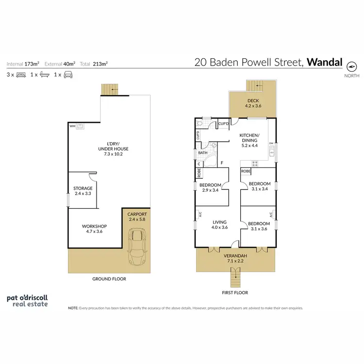 Floorplan of Homely house listing, 20 Baden Powell Street, Wandal QLD 4700