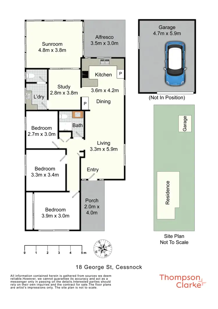 Floorplan of Homely house listing, 18 George Street, Cessnock NSW 2325