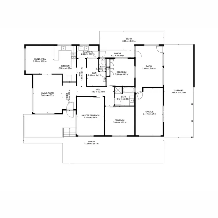 Floorplan of Homely house listing, 38 Faldt Street, Norville QLD 4670