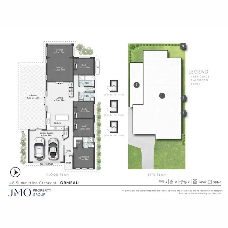 Floorplan of Homely house listing, 46 Summerlea Crescent, Ormeau QLD 4208