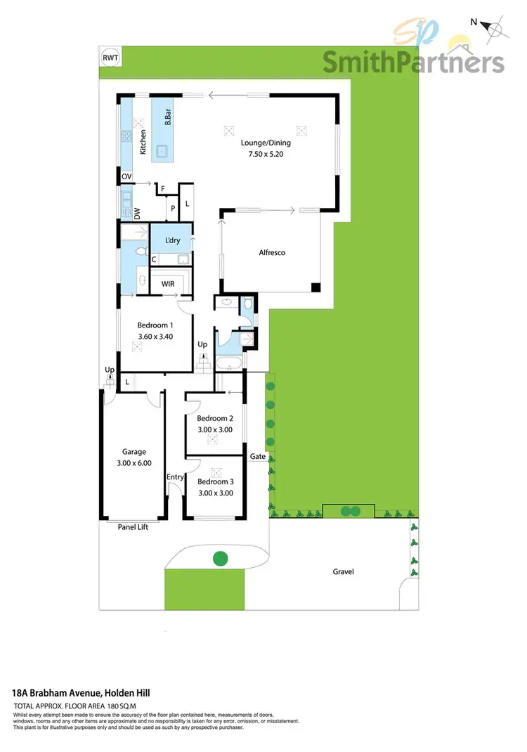 Floorplan of Homely house listing, 18A Brabham Avenue, Holden Hill SA 5088