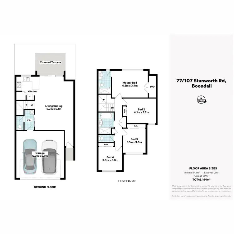 Floorplan of Homely townhouse listing, 77/107 Stanworth Road, Boondall QLD 4034
