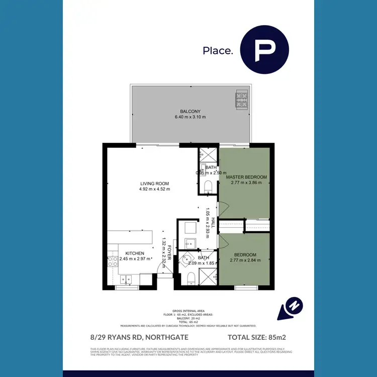 Floorplan of Homely unit listing, 8/29 Ryans Road, Northgate QLD 4013