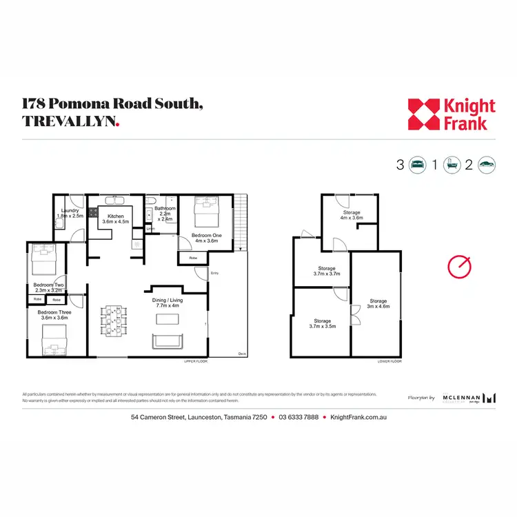 Floorplan of Homely house listing, 178 Pomona Road South, Trevallyn TAS 7250