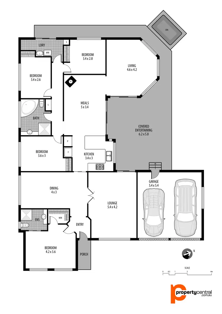 Floorplan of Homely house listing, 2 Karen Close, Lisarow NSW 2250