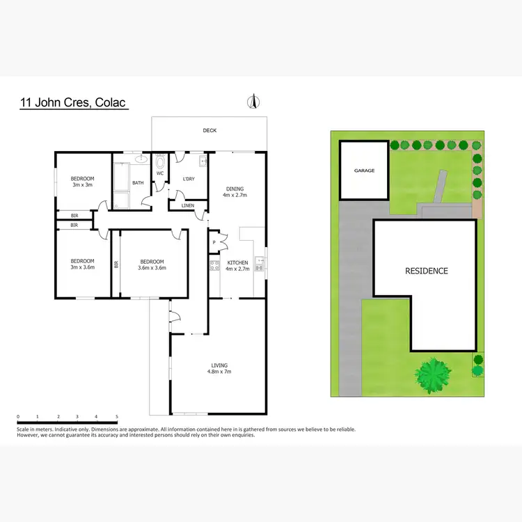 Floorplan of Homely house listing, 11 John Crescent, Colac VIC 3250