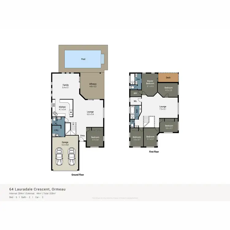 Floorplan of Homely house listing, 64 Lauradale Crescent, Ormeau QLD 4208