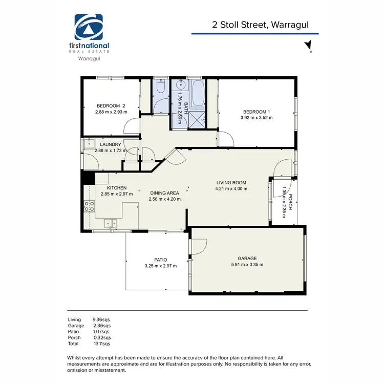 Floorplan of Homely townhouse listing, Lot 1/2 Stoll Street, Warragul VIC 3820