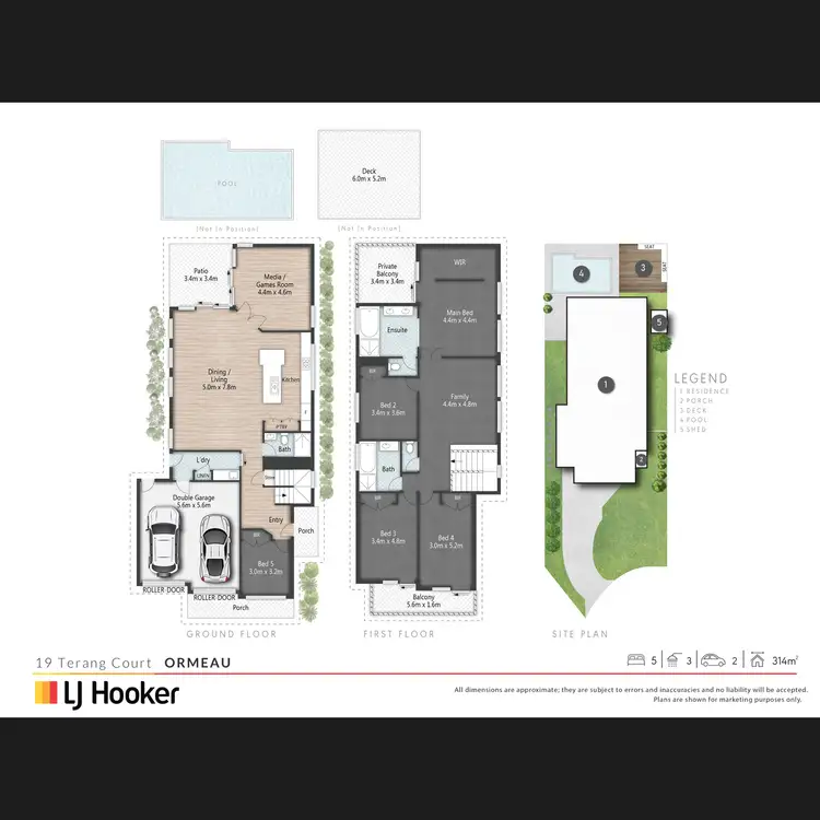 Floorplan of Homely house listing, 19 Terang Court, Ormeau QLD 4208
