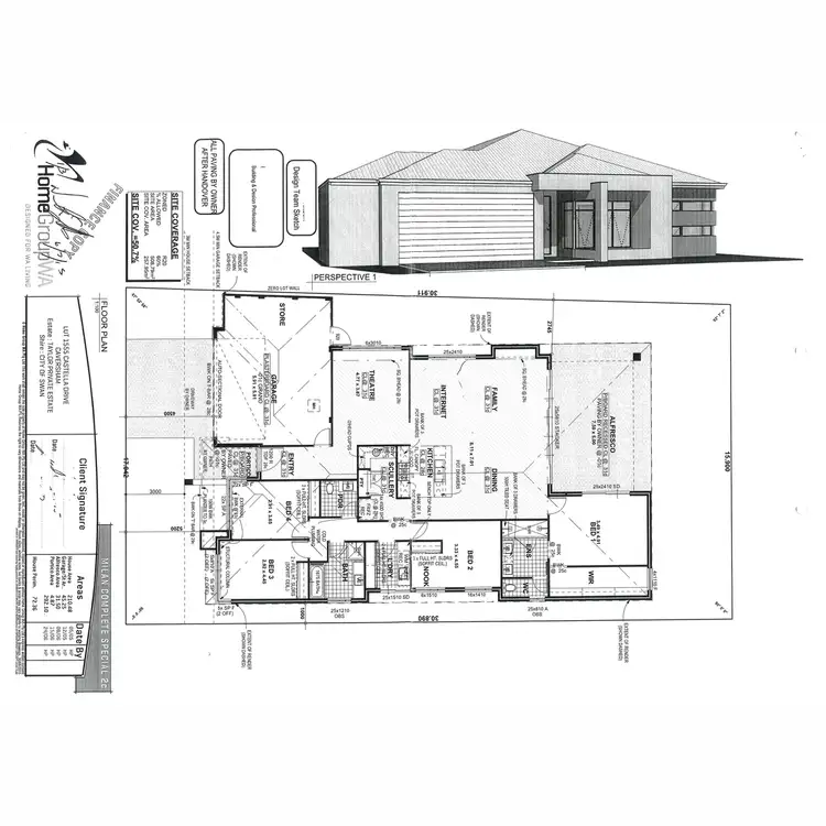 Floorplan of Homely house listing, 41 Castella Drive, Caversham WA 6055
