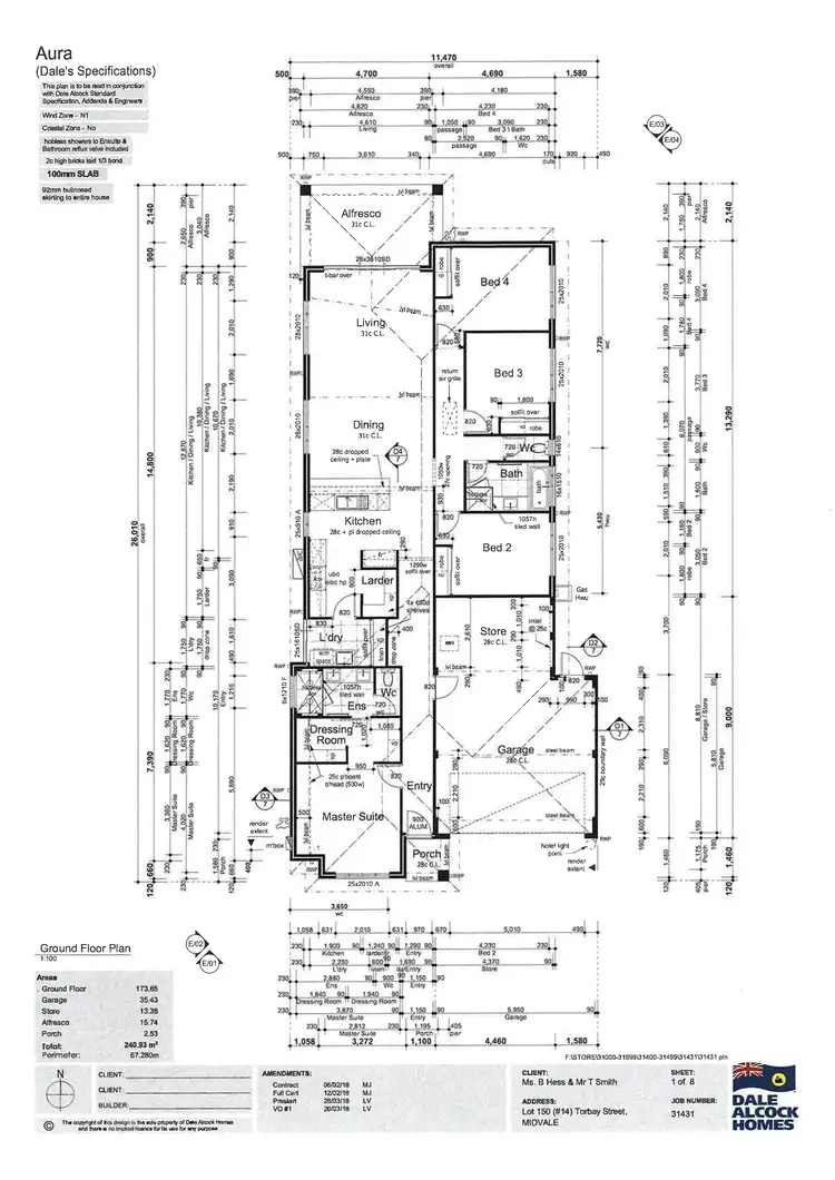 Floorplan of Homely house listing, 14 Torbay Street, Midvale WA 6056