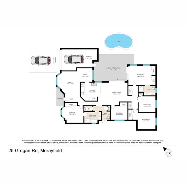 Floorplan of Homely house listing, 25 Grogan Road, Morayfield QLD 4506