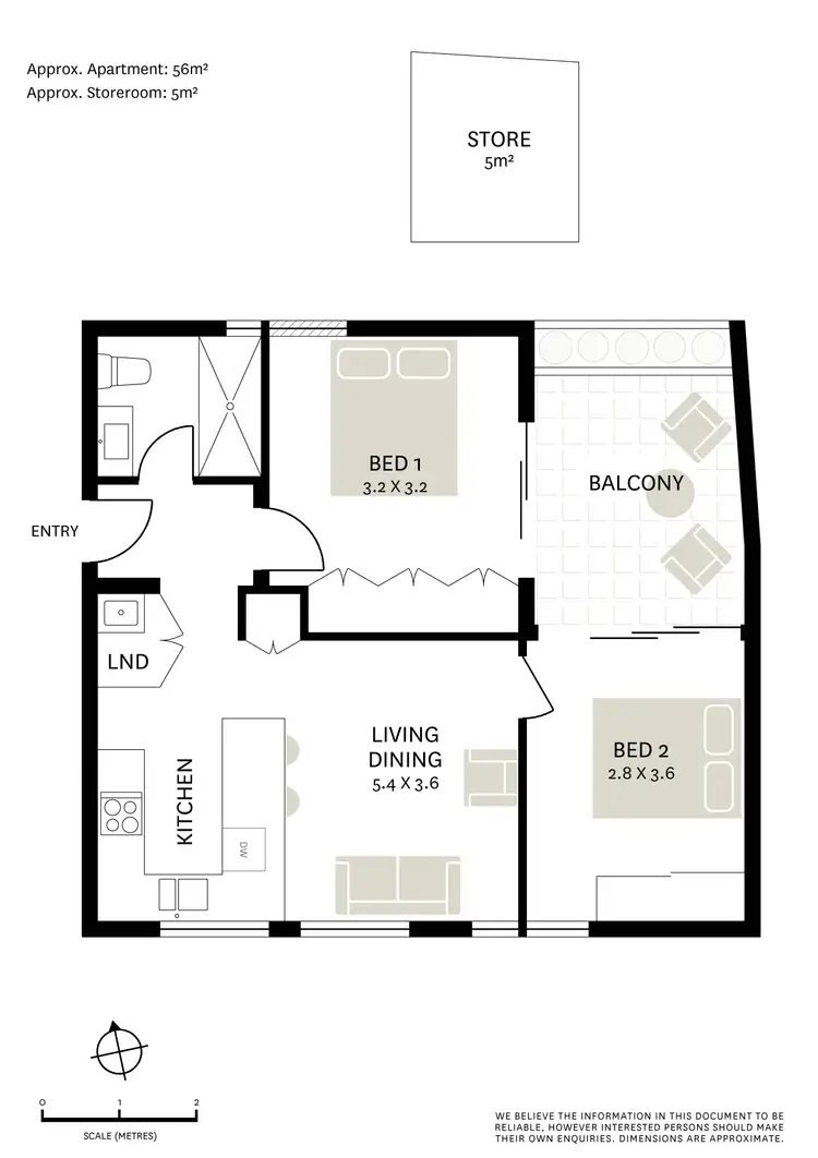 Floorplan of Homely apartment listing, 7/4-10 Dawson Street, Surry Hills NSW 2010