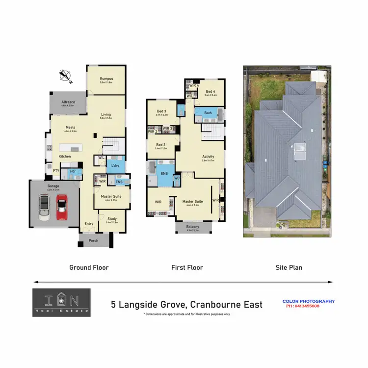 Floorplan of Homely house listing, 5 Langside Grove, Cranbourne East VIC 3977