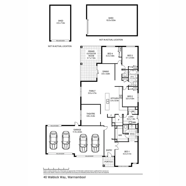Floorplan of Homely house listing, 40 Waldock Way, Warrnambool VIC 3280