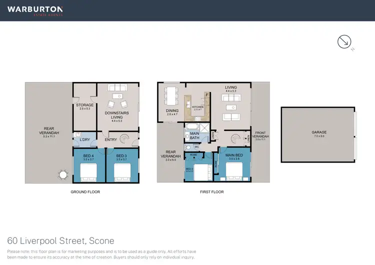 Floorplan of Homely house listing, 60 Liverpool Street, Scone NSW 2337