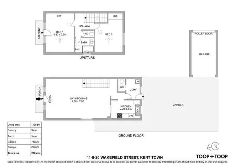 Floorplan of Homely unit listing, 11/8-20 Wakefield Street, Kent Town SA 5067