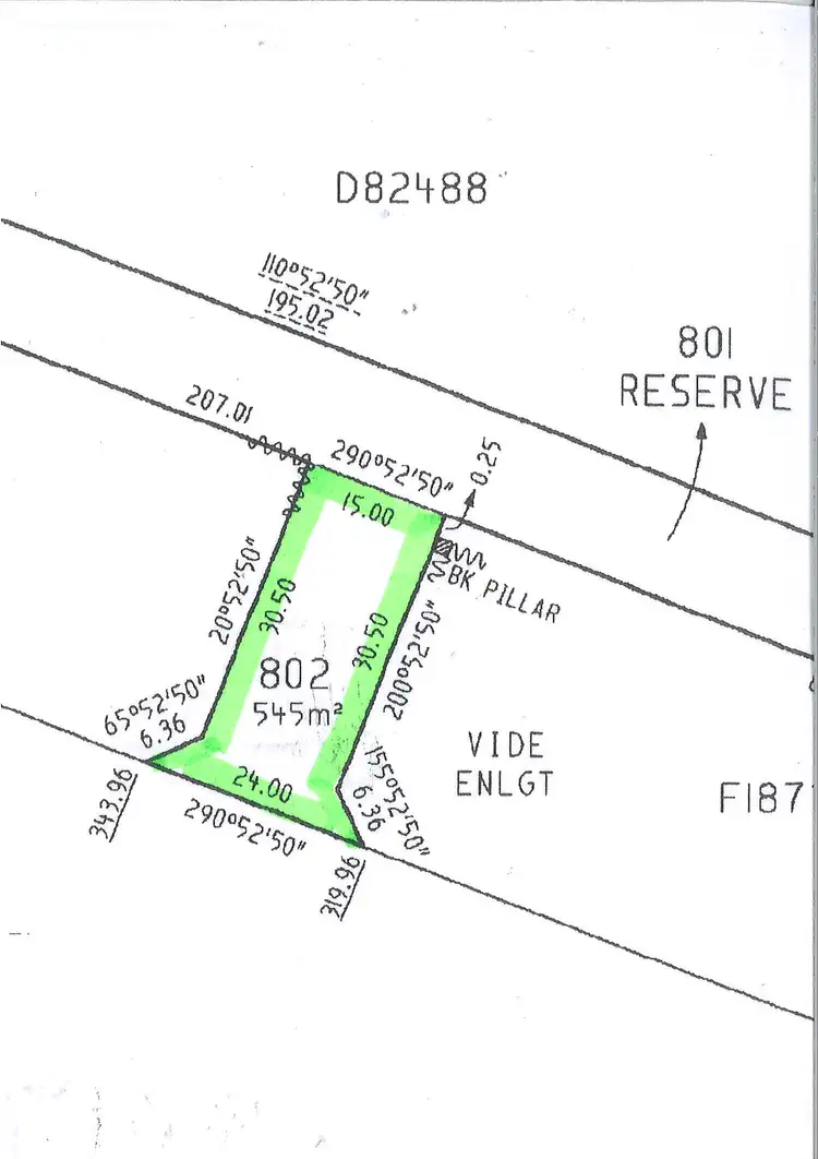 Floorplan of Homely land listing, 37B Follett Street, Port Lincoln SA 5606