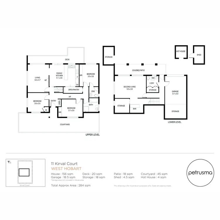 Floorplan of Homely house listing, 11 Kirval Court, West Hobart TAS 7000