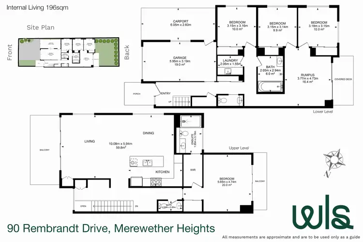 Floorplan of Homely semi-detached listing, 90A Rembrandt Drive, Merewether Heights NSW 2291