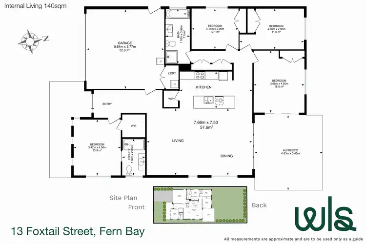 Floorplan of Homely house listing, 13 Foxtail Street, Fern Bay NSW 2295