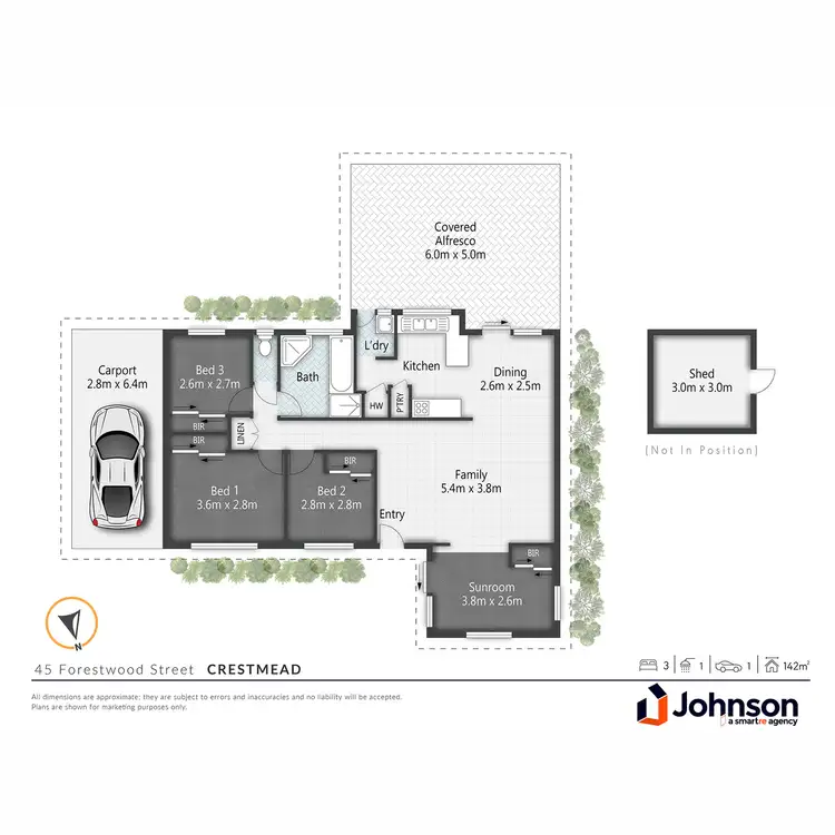 Floorplan of Homely house listing, 45 Forestwood Street, Crestmead QLD 4132