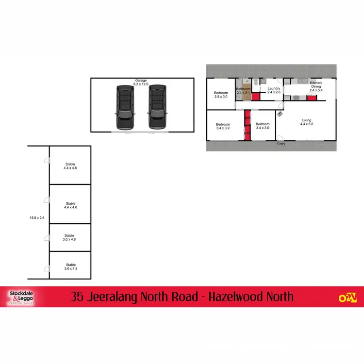 Floorplan of Homely rural property listing, 35 Jeeralang North Road, Hazelwood North VIC 3840