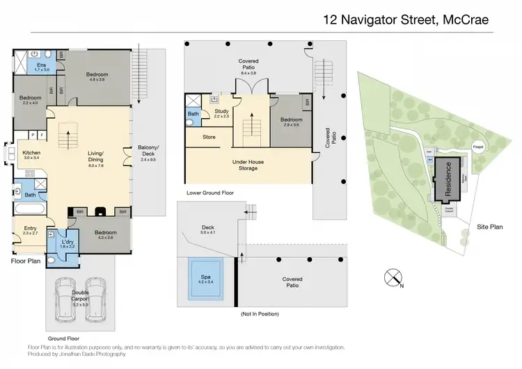 Floorplan of Homely house listing, 12 Navigator Street, Mccrae VIC 3938