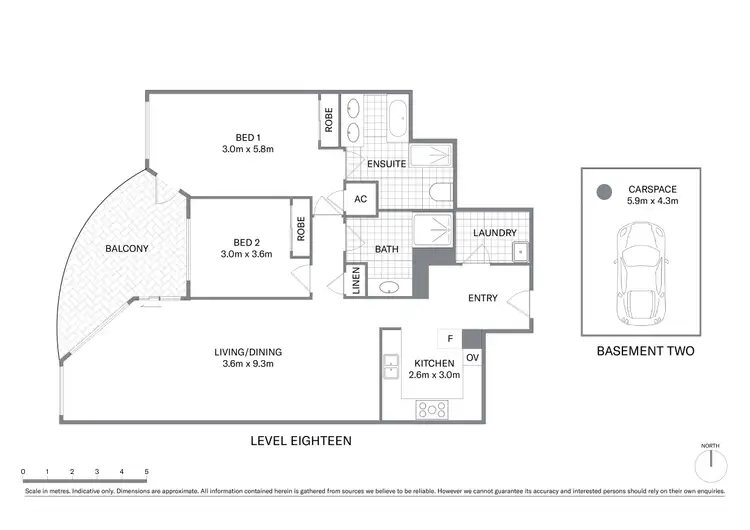 Floorplan of Homely apartment listing, 1811/28 Harbour Street, Sydney NSW 2000