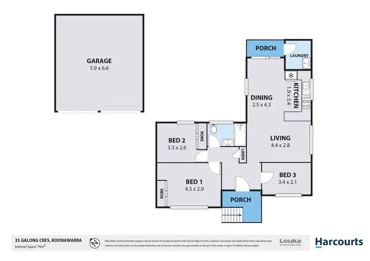 Floorplan of Homely house listing, 35 Galong Crescent, Koonawarra NSW 2530