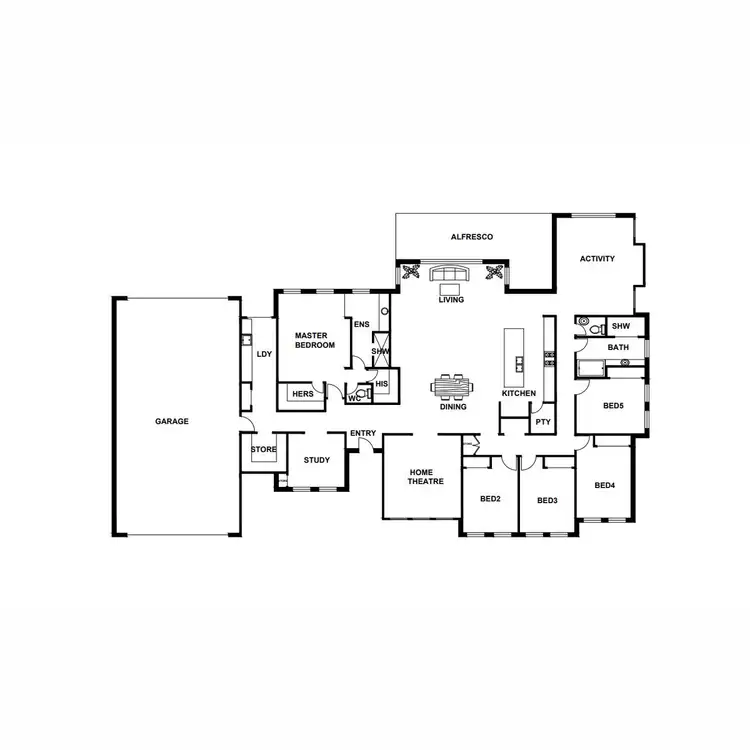 Floorplan of Homely house listing, 4 Flinders Crescent, Abbey WA 6280