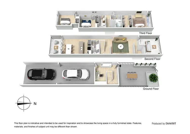 Floorplan of Homely townhouse listing, 2/51 Hassall Street, Corinda QLD 4075