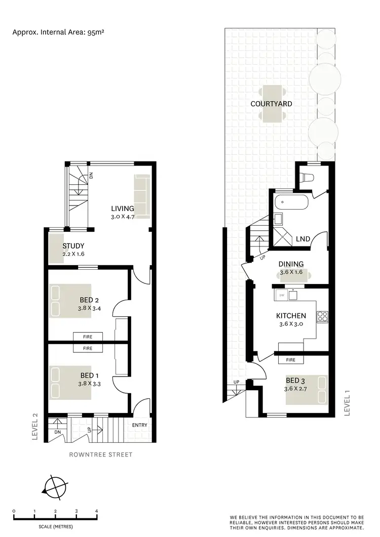 Floorplan of Homely house listing, 3 Rowntree Street, Balmain NSW 2041