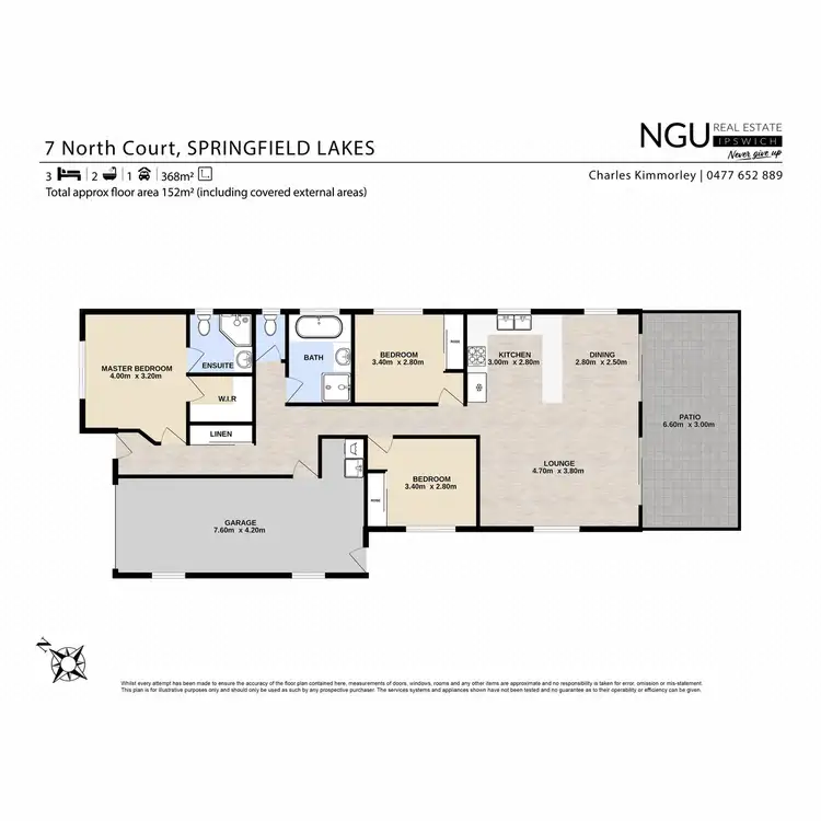 Floorplan of Homely house listing, 7 North Court, Springfield Lakes QLD 4300