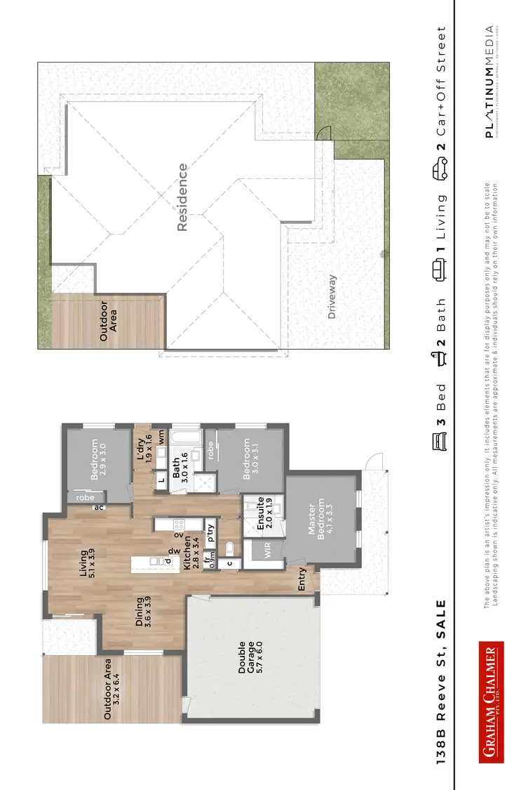 Floorplan of Homely townhouse listing, 138B Reeve Street, Sale VIC 3850