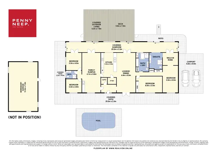 Floorplan of Homely house listing, 86 Laguna Grove, Doonan QLD 4562