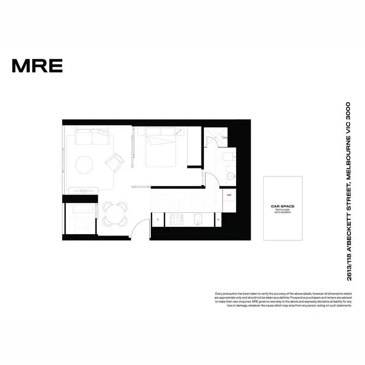 Floorplan of Homely apartment listing, 2613/118 A'Beckett Street, Melbourne VIC 3000