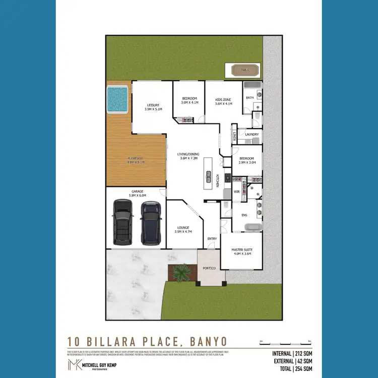 Floorplan of Homely house listing, 10 Billara Place, Banyo QLD 4014