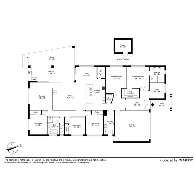 Floorplan of Homely house listing, 4 Berrima Crescent, Wollert VIC 3750