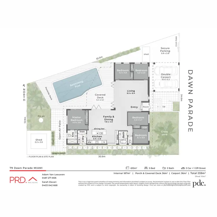 Floorplan of Homely house listing, 79 Dawn Parade, Miami QLD 4220