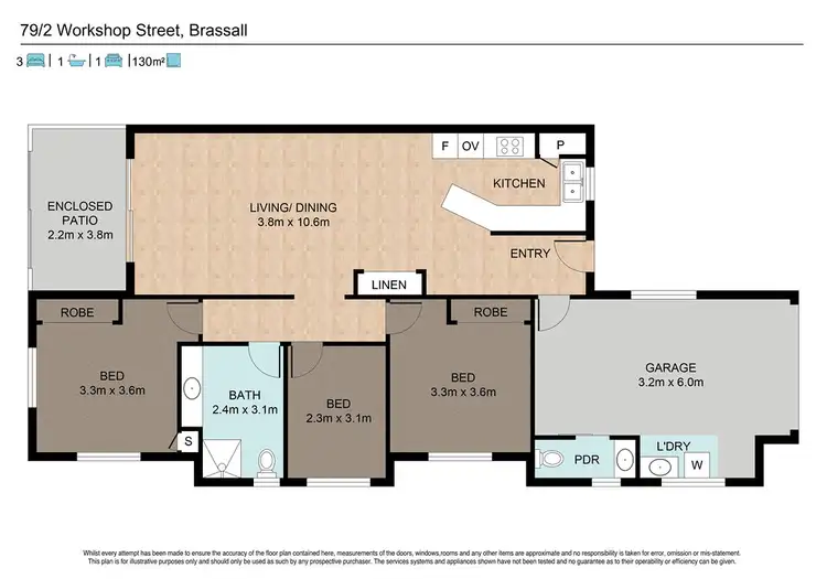 Floorplan of Homely unit listing, 79/2 Workshops Street, Brassall QLD 4305