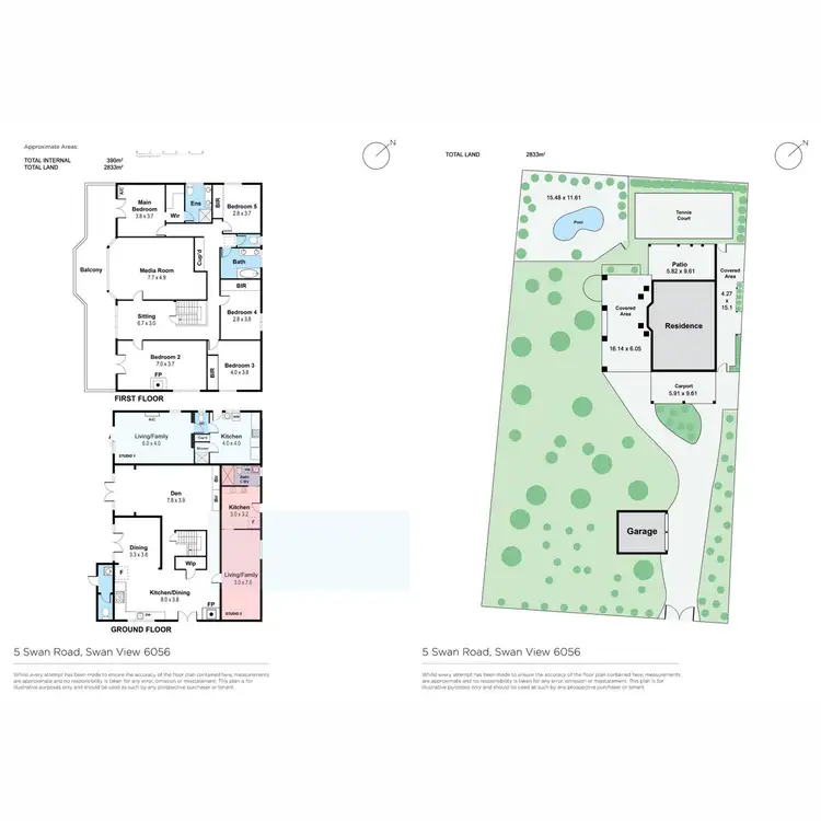 Floorplan of Homely house listing, 5 Swan Road, Swan View WA 6056