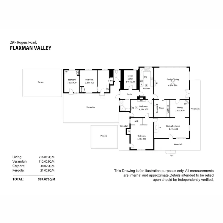 Floorplan of Homely rural property listing, 29 R Rogers Road, Flaxman Valley SA 5235