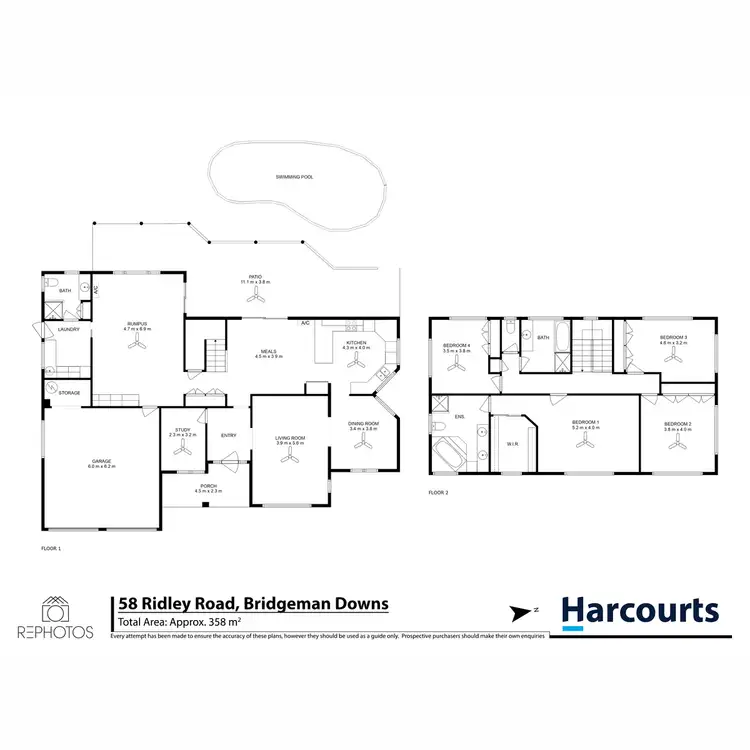 Floorplan of Homely house listing, 58 Ridley Road, Bridgeman Downs QLD 4035