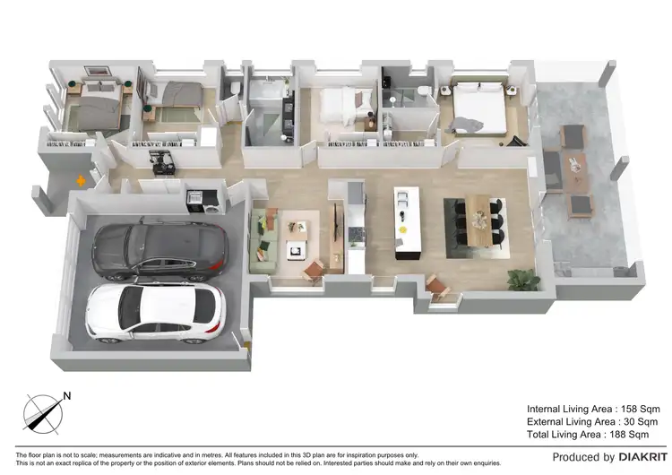 Floorplan of Homely house listing, 34 Hipwood Street, Morayfield QLD 4506