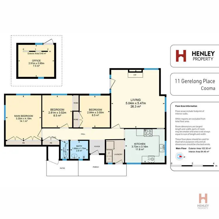 Floorplan of Homely house listing, 11 Gerelong Place, Cooma NSW 2630